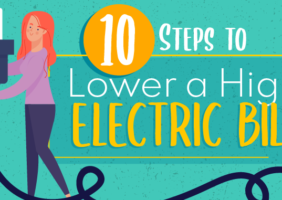 10 Steps to Lower a High Electric Bill